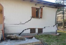 Frana a Villa Sasso Nero nel comune di Monterenzio, evacuate 18 persone