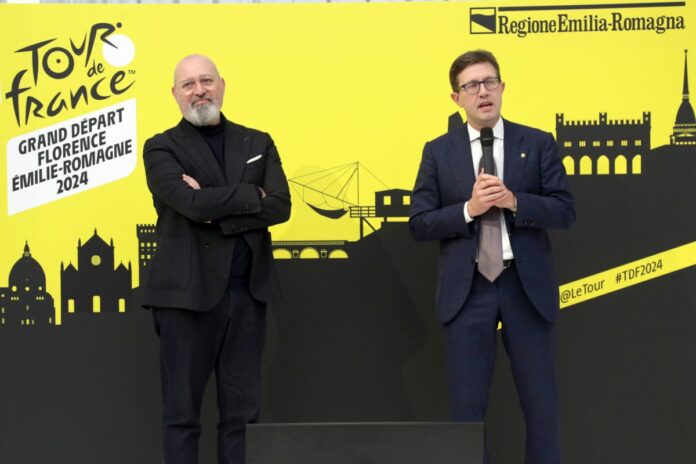 Conferenza stampa di presentazione delle tappe italiane del Tour de France 2024