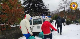 Bufera sull’Etna, soccorse famiglie con bimbi e donna in gravidanza