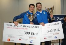 Cdm sciabola, Samele e Gallo bronzo a Varsavia