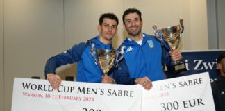 Cdm sciabola, Samele e Gallo bronzo a Varsavia