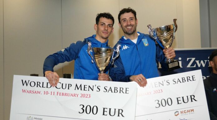 Cdm sciabola, Samele e Gallo bronzo a Varsavia