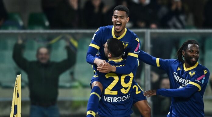 Al Verona lo scontro salvezza, Salernitana battuta 1-0