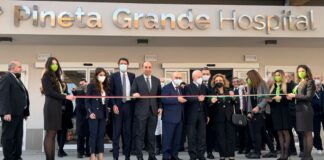 Campania, inaugurato il primo ampliamento del Pineta Grande Hospital