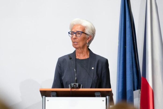 Czech Republic, Prague: Christine Lagarde, President of the European Central Bank
