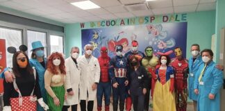 Carnevale in corsia, arrivano i “supereroi” in pediatria al Garibaldi-Nesima di Catania