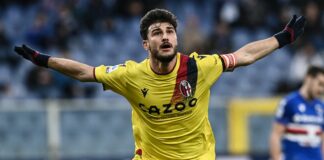 La Samp spreca, Orsolini fa volare il Bologna a Marassi