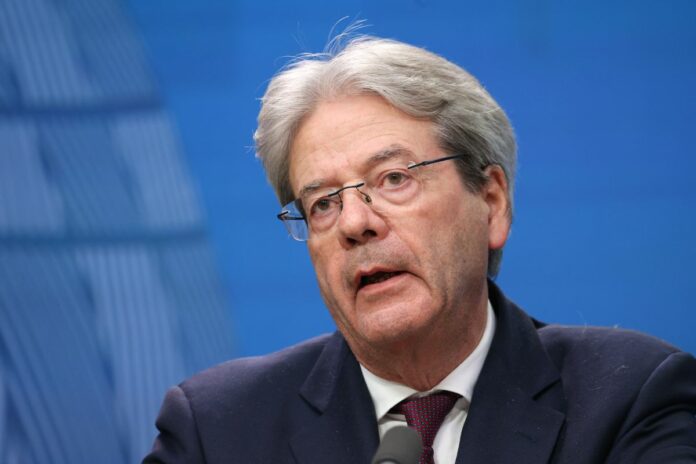 Belgium, Brussels: Paolo Gentiloni, European Commissioner for Economy