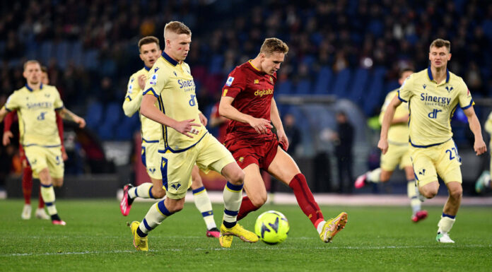 La Roma piega il Verona 1-0, gara decisa da Solbakken