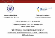 “Un anno di invasione in Ucraina”, il 23/2 evento a Napoli