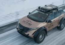 Nissan, versione speciale Ariya e-4Orce Pole to Pole