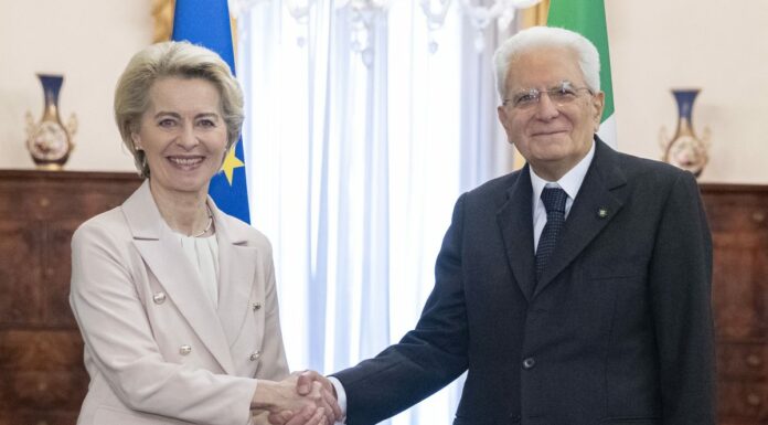 Mattarella-Von der Leyen “Unione Europea compatta sui temi importanti”