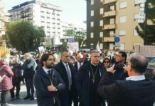 Marcia antimafia Bagheria-Casteldaccia, Arcivescovo Palermo “Per un futuro senza mafie e guerre”