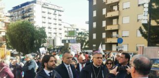 Marcia antimafia Bagheria-Casteldaccia, Arcivescovo Palermo “Per un futuro senza mafie e guerre”