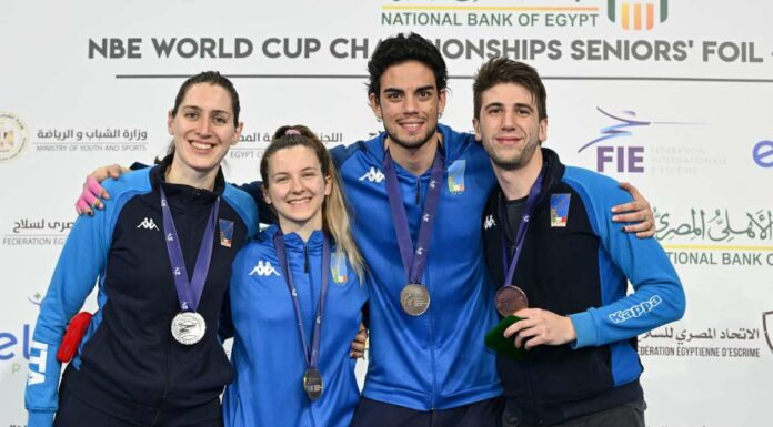 Sabato trionfale per gli azzurri del fioretto al Cairo