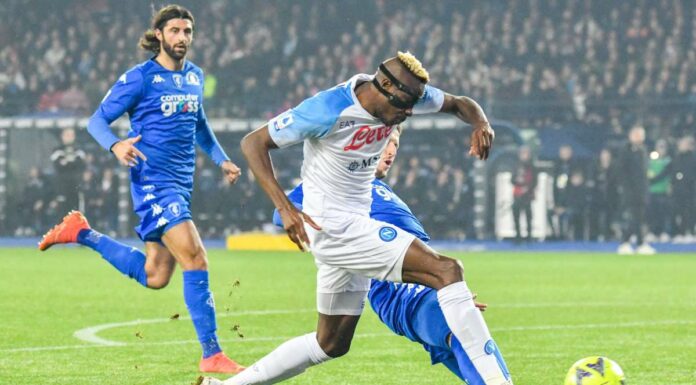 Il Napoli vince 2-0 a Empoli e festeggia il 21° successo