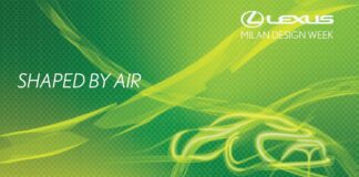 Lexus presenta l’installazione “Shaped by Air” alla Milano Design Week