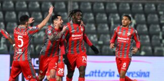 Prima vittoria per la Cremonese, 2-1 sulla Roma