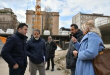 Soprallugo assessori Zaccariotto e Venturini al cantiere di Villa Erizzo