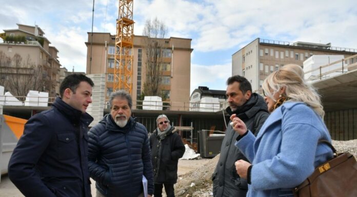 Soprallugo assessori Zaccariotto e Venturini al cantiere di Villa Erizzo