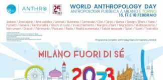Milano e Torino capitali dell’antropologia dal 16 al 18 febbraio