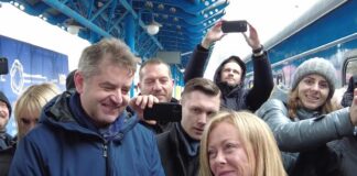 Meloni a Bucha e Irpin, poi con Zelensky a Kiev “Italia al vostro fianco”