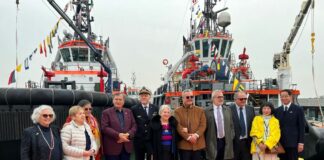 Venezia, cerimonia di battesimo dei rimorchiatori “Maru C” e “Vita C”
