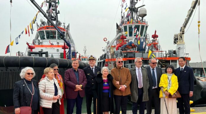 Venezia, cerimonia di battesimo dei rimorchiatori “Maru C” e “Vita C”