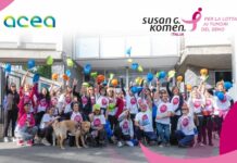 Acea e Susan Komen Italia insieme per la prevenzione delle donne