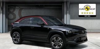 5 Stelle Euro NCAP per la Mazda MX-30 e-Skyactiv R-EV