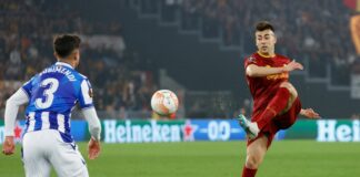 Andata ottavi di Europa League, Roma-Real Sociedad 2-0