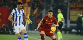 Andata ottavi di Europa League, Roma-Real Sociedad 2-0