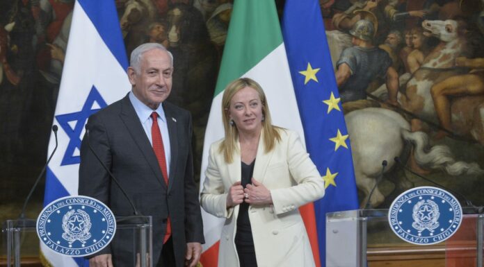 Meloni “Pieno sostegno a ogni iniziativa per dialogo Israele-Palestina”