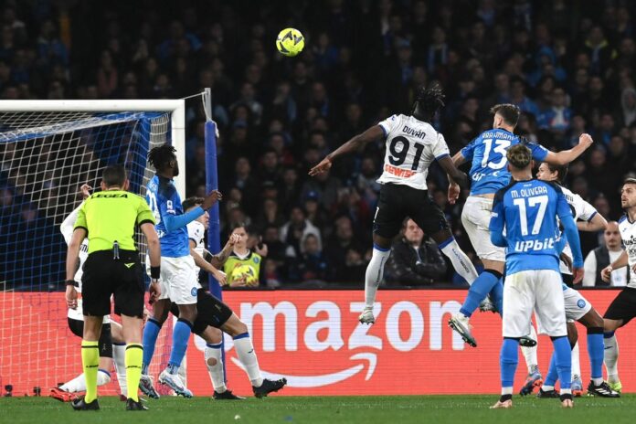 Napoli-Atalanta serie A
