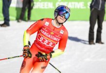 Odermatt guida lo Slalom gigante di Kranjska Gora, Della Vite 6°
