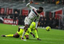 Il Milan sbatte contro la Salernitana, 1-1 a San Siro
