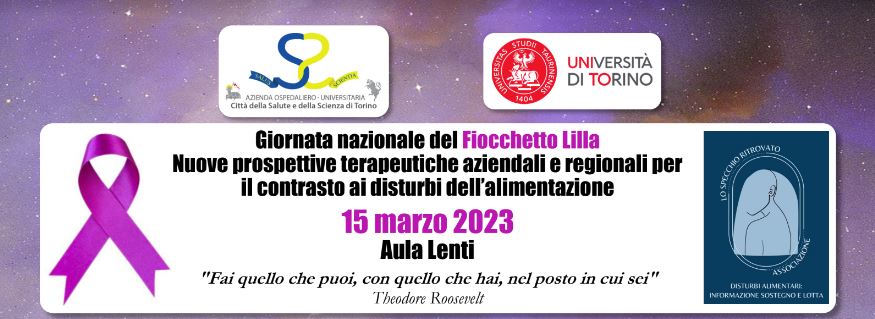 Disturbi dell’alimentazione, una panchina lilla al “Molinette” di Torino