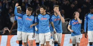 Napoli-Eintracht 3-0, partenopei ai quarti di Champions