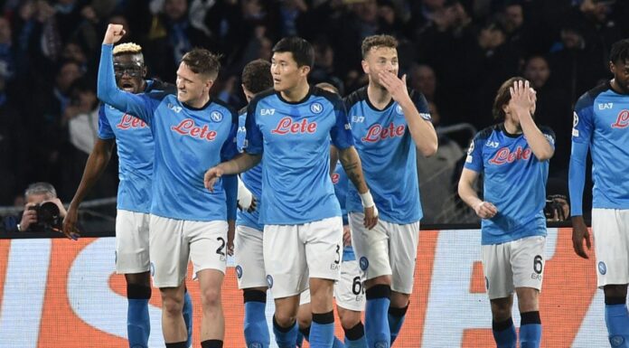 Napoli-Eintracht 3-0, partenopei ai quarti di Champions