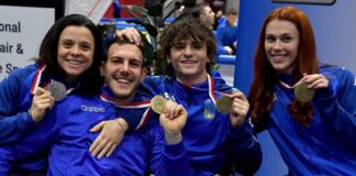 Subito quattro medaglie per gli azzurri a Pisa