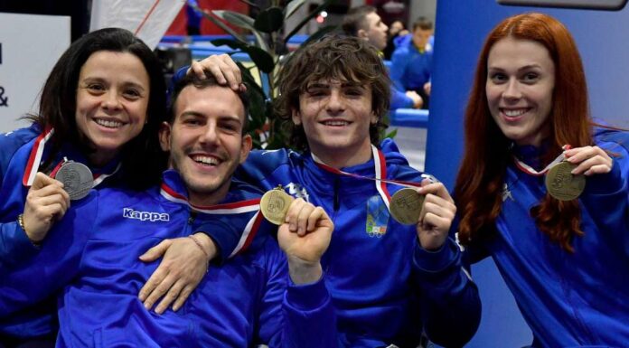 Subito quattro medaglie per gli azzurri a Pisa