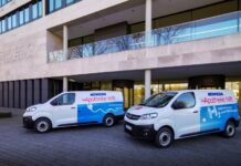 Allestimento speciale Opel Vivaro-e e Hydrogen per consegna farmaci