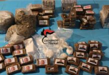 Marsala, droga “marchiata” Messina Denaro e Riina, arrestato 28enne