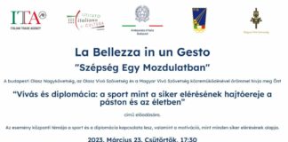 Il progetto “La bellezza in un gesto” approda a Budapest