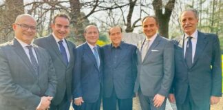 Schifani e quattro presidenti di Regione di Fi incontrano Berlusconi