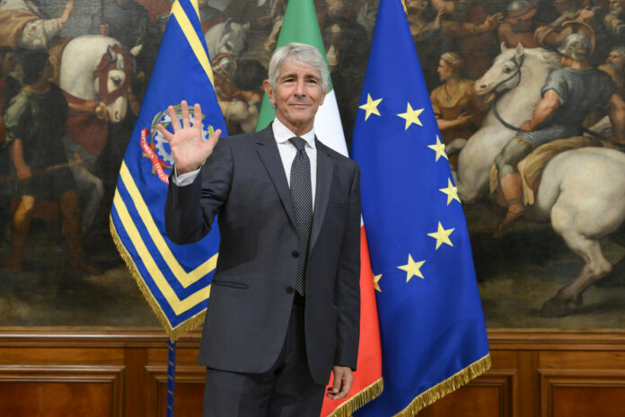 Cerimonia della Campanella e insediamento del primo Consiglio dei Ministri a Palazzo Chigi del governo Meloni