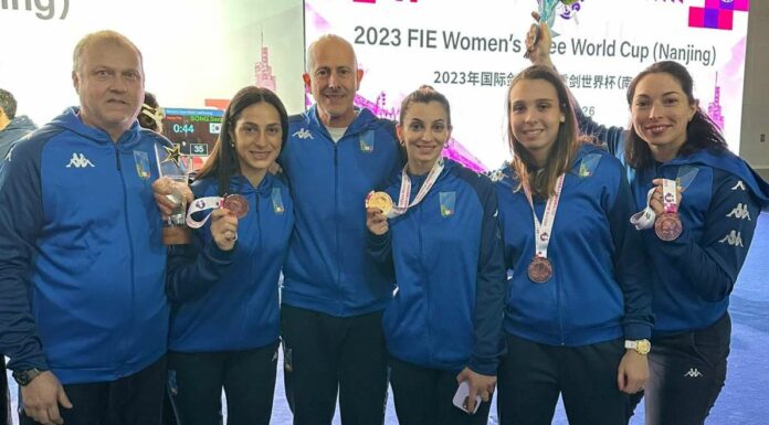 Spadiste azzurre vincono il bronzo a Nanchino
