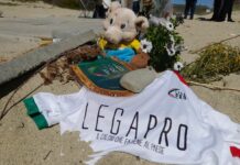 La Lega Pro rende omaggio alle vittime del naufragio di Cutro