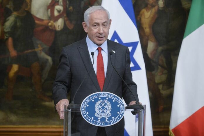 Palazzo Chigi , la Presidente del Consiglio dei Ministri incontra il Primo Ministro di Israele