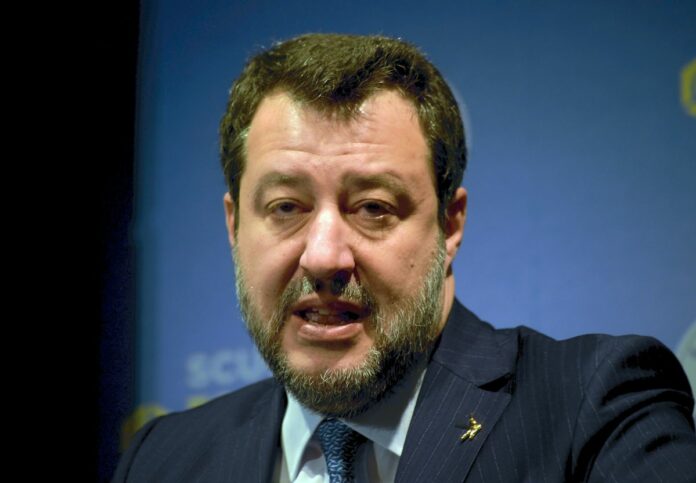 Milano, Matteo Salvini a Palazzo castiglioni per la Scuola Politica della Lega